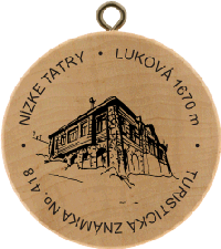 Turistická známka č. 418 - Nízke Tatry-Luková 1670m n.m.