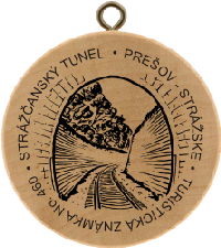 Turistická známka č. 460 - STRÁŽČANSKÝ TUNEL - PREŠOV-STRÁŽSKE