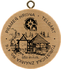 Turistická známka č. 476 - PRAMEŇ HRONA - TELGÁRT, 980 m n.m.