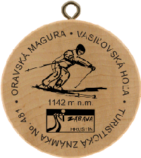 Turistická známka č. 481 - ORAVSKÁ MAGURA – VASIĽOVSKÁ HOĽA