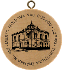 Turistická známka č. 497 - Mesto Moldava