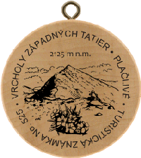 Turistická známka č. 525 - Vrcholy Západných Tatier - Plačlivé