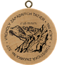 Turistická známka č. 527 - Vrcholy Západných Tatier - Tri kopy