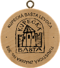 Turistická známka č. 568 - Kupecká bašta Levoča