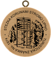 Turistická známka č. 1974 - Stezka korunami stromů Lipno