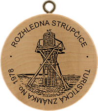Turistická známka č. 1978 - Rozhledna Strupčice