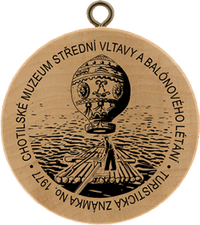 Turistická známka č. 1977 - Chotilské muzeum střední Vltavy a balónového létání