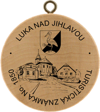 Turistická známka č. 1850 - Luka nad Jihlavou