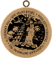 Turistická známka č. 633 - Slovenský raj - NPR Veľký Kyseľ - Pawlasov vodopád