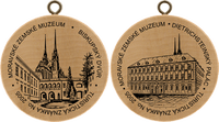 Turistická známka č. 2005 - Moravské Zemské muzeum - Dietrichsteinský palác a Biskupský dvůr