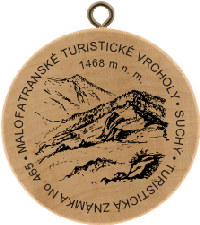 Turistická známka č. 465 - Malofatranské turistické vrcholy - Suchý 1468 m n. m.