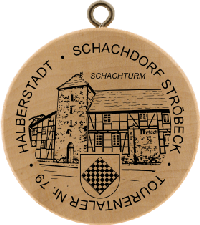 Turistická známka č. 79 - HALBERSTADT - SCHACHDORF STRÖBECK