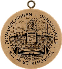 Turistická známka č. 226 - DONAUESCHINGEN - DONAUQUELLE