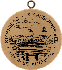 Turistická známka č. 463 - STARNBERG - STARNBERGER SEE