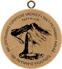 Turistická známka č. 466 - Malofatranské turistické vrcholy - Malý fatranský Kriváň 1671m n.m.