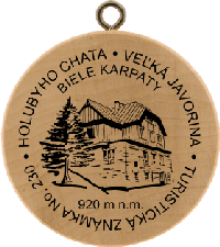 Turistická známka č. 230 - Holubyho chata na Veľkej Javorine