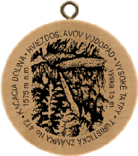 Turistická známka č. 472 - Kačacia dolina 1575m.n.m.- Hviezdoslavov vodopád - Vysoké Tatry