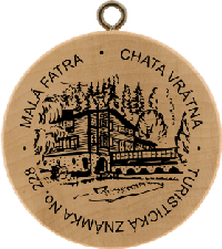 Turistická známka č. 228 - Chata Vrátna