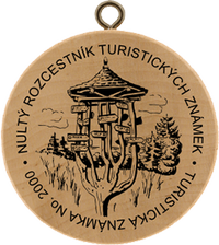 Turistická známka č. 2000 - Nultý rozcestník Turistických známek