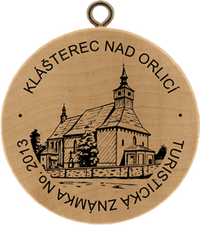 Turistická známka č. 2013 - Klášterec nad Orlicí