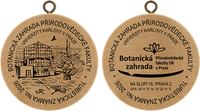 Turistická známka č. 2026 - Botanická zahrada Na Slupi, Praha