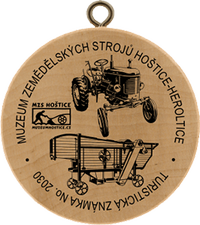 Turistická známka č. 2030 - Muzeum zemědělských strojů Hoštice - Heroltice