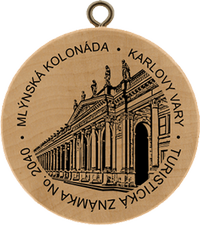 Turistická známka č. 2040 - Mlýnská kolonáda, Karlovy Vary