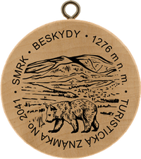 Turistická známka č. 2041 - Smrk, Beskydy