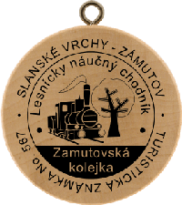 Turistická známka č. 567 - SLANSKÉ VRCHY - ZÁMUTOV