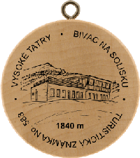 Turistická známka č. 583 - Vysoké Tatry,Bivac na Solisku 1830m