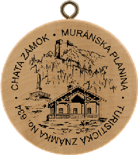 Turistická známka č. 634 - Chata Zámok - Muránska planina