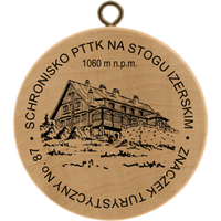 Turistická známka č. 87 - Schronisko PTTK na Stogu Izerskim