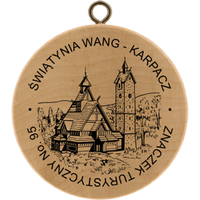 Turistická známka č. 95 - Świątynia Wang - Karpacz