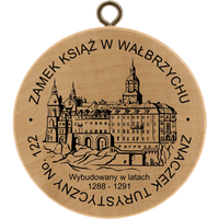 Turistická známka č. 122 - Zamek Książ w Wałbrzychu