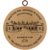 Turistická známka č. 164 - Bastion św. Jadwigi w Nysie
