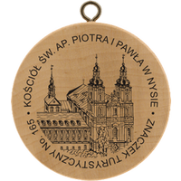 Turistická známka č. 165 - Kościół św. ap. Piotra i Pawła w Nysie