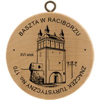 Turistická známka č. 170 - Baszta w Raciborzu