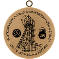 Turistická známka č. 601 - Zabytkowa Kopalnia Węgla Kamiennego Guido w Zabrzu