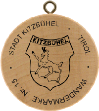 Turistická známka č. 15 - STADT KITZBÜHEL - TIROL