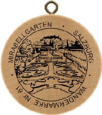 Turistická známka č. 81 - MIRABELLGARTEN SALZBURG