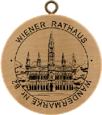 Turistická známka č. 82 - WIENER RATHAUS