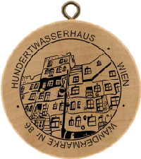 Turistická známka č. 86 - HUNDERTWASSERHAUS - WIEN