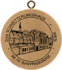 Turistická známka č. 88 - DAS SCHMETTERLINGSHAUS WIEN