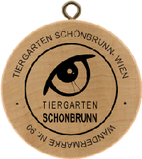 Turistická známka č. 90 - TIERGARTEN SCHÖNBRUNN- WIEN