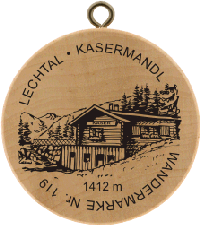 Turistická známka č. 119 - KASERMANDL