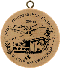 Turistická známka č. 120 - Berggasthof JÖCHELSPITZE