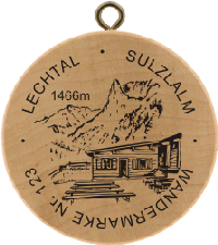 Turistická známka č. 123 - SULZLALM