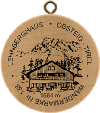 Turistická známka č. 138 - LEHNBERGHAUS
