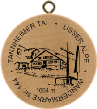 Turistická známka č. 144 - USSER  ALPE