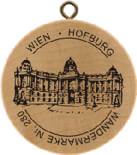 Turistická známka č. 280 - Wien - Hofburg